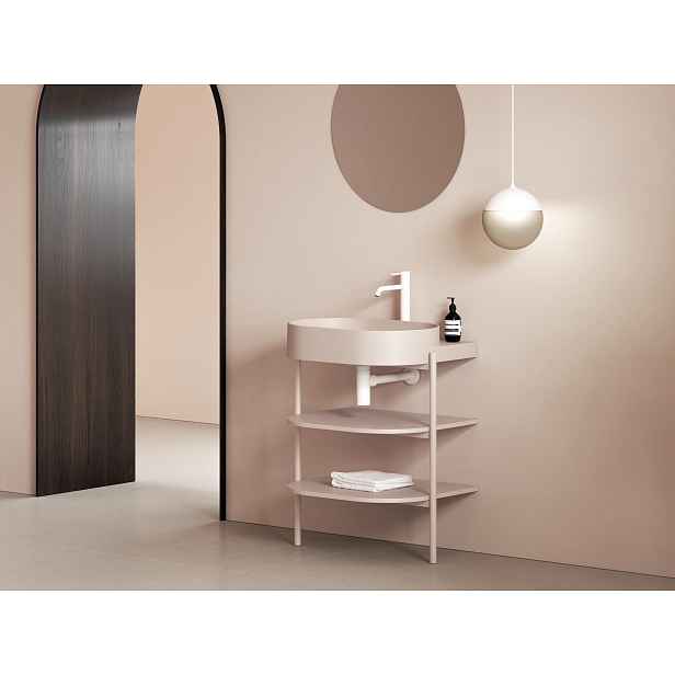 Ravak Konstrukce pod umyvadlo CS Yard 60, Alabaster Pink