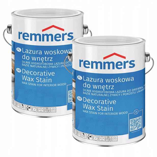 Remmers Vosková Lazura Do Interiéru 5L Bezbarvá Set 2x2,5L