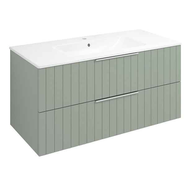 Sapho CIRASA STRIP umyvadlová skříňka 99,8x52x46cm, verde