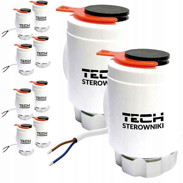 Termoelektrický Pohon Pro Rozdělovač Tech M30X1.5 STT-230T 10 Kusů