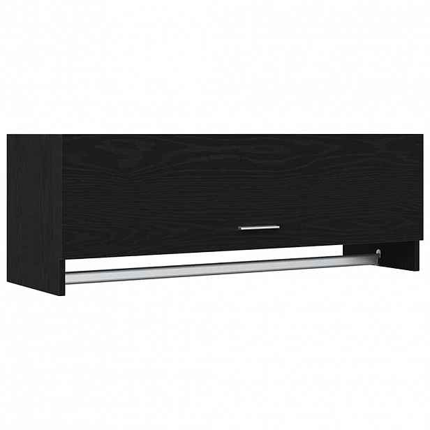 vidaXL Šatní skříň Černý dub 100 x 32,5 x 35 cm Kompozitní dřevo