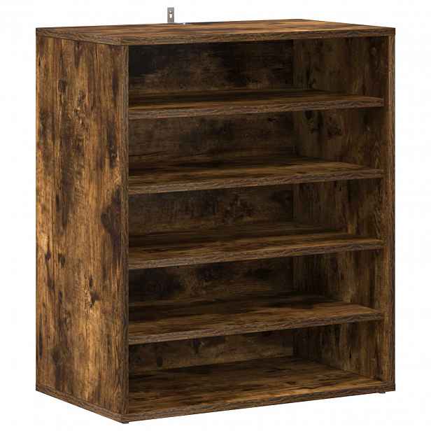 vidaXL Skříňky na boty 60 x 35 x 70 cm Kouřový dub Úložení bot