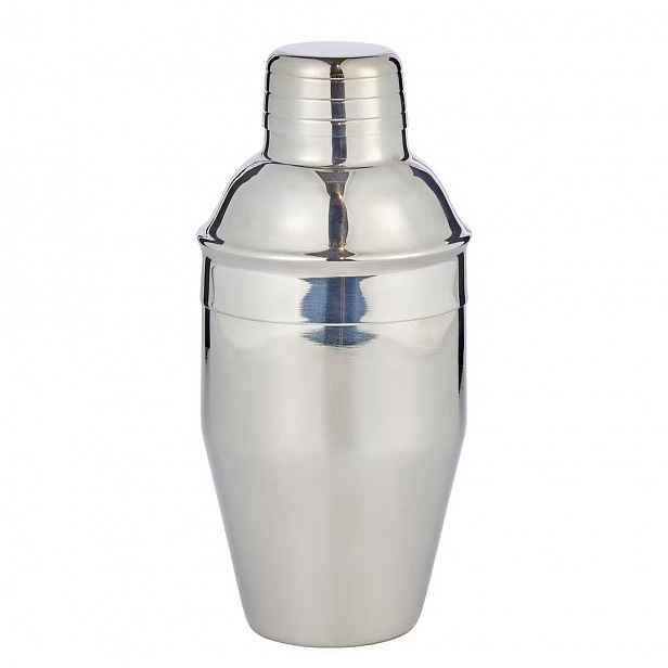 Butlers MANHATTAN LOUNGE Šejkr na koktejly nerez 250 ml - stříbrná