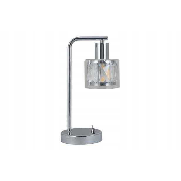 Glamour chromovaná stolní lampa Elmo 1xE14 40W Reality