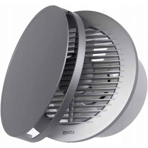 Koupelnový Ventilátor Europlast 150 mm tichý s kuličkovým ložiskem – stříbrný