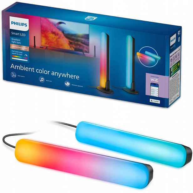 Led herní lampa Rgbic Light Bar Philips Smart WiFi Aplikace WiZ 2 ks