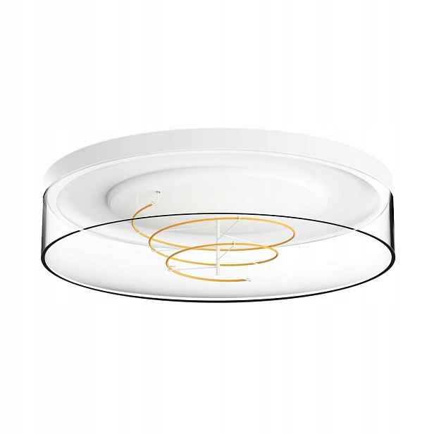 stropní svítidlo Led bílá skleněná kulatá 35 cm stropní svítidlo teplá barva Zuma Line