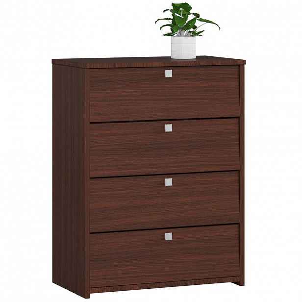 RAUMHIRSCH FURNITURE SKŘÍŇ NA BOTY Tmavě hnědá 80/60/33