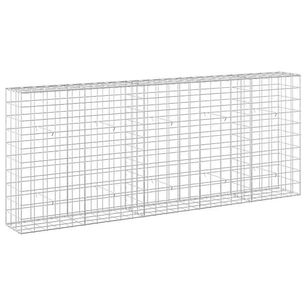 vidaXL Gabion s drátem 3,5 mm a síťkou 10x10 cm 250x30x100 cm