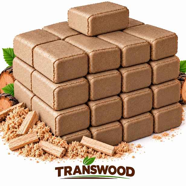 Buková briketa Opál do krbu Kozy Pece 33 Kostky 28kg Transwood