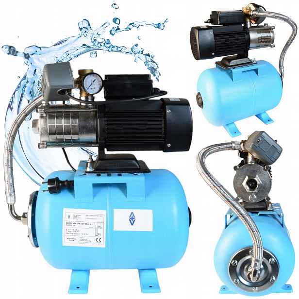 Hydrofor Do Vody 24L Čerpadlo Alpinox 550W Silné rotory Inox Premium 4200l/h