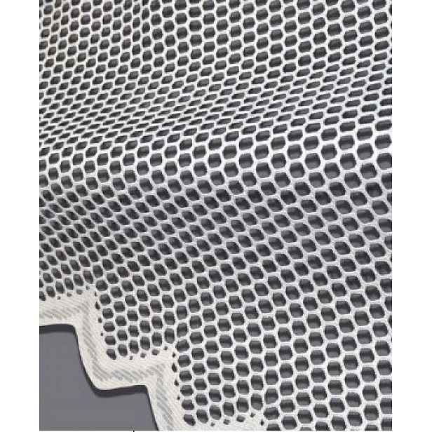Mg Záclona medová plástev síť 125/376F Bílá 300x230 cm Obšité Boky Šitá M
