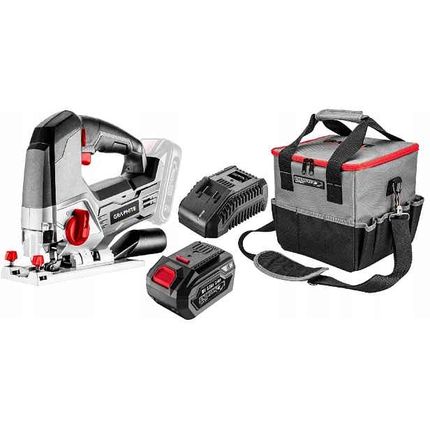 Sada Elektronářadí Graphite 6,0AH 18V Energy+ Akumulátor Taška