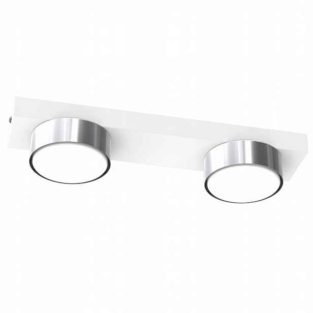 Stropní Svítidlo Stropní Svítidlo Led Loft GX53 Bílá Chrom Polské Moderní Svítidlo