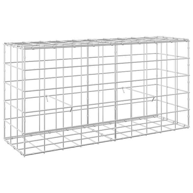 vidaXL Gabion s drátem 3,5 mm a síťkou 10x10 cm 100x30x50 cm