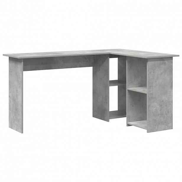 vidaXL Stůl Betonově šedá 142 x 102 x 73 cm Kompozitní dřevo