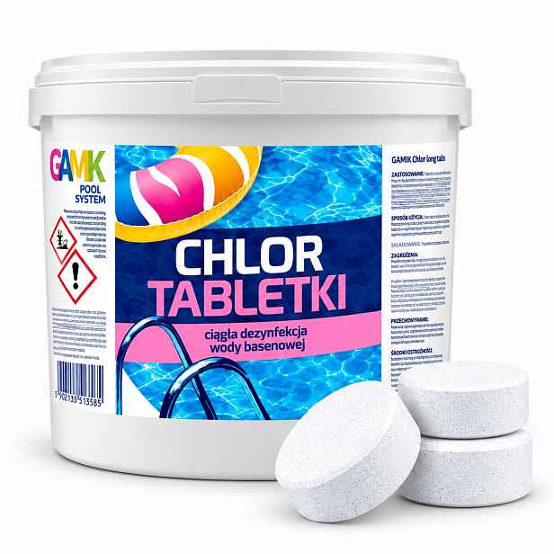 Bazénová Chemie Chlorové Tablety 200G 3KG 15KS Do Bazénu Aktivní Chlor