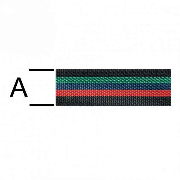 Pp-popruh 40mm barevný