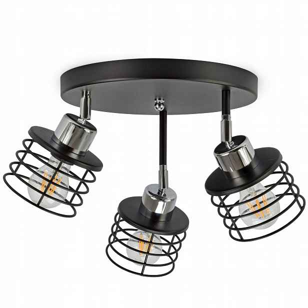 Závěsná Led lustrová lampa Vigo Chrom E27