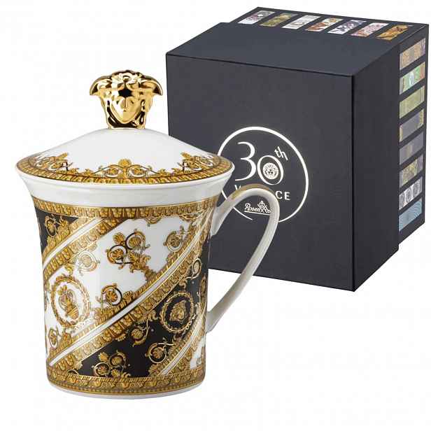 Hrnek s víčkem Versace I Love Baroque limitovaná kolekce 30 let