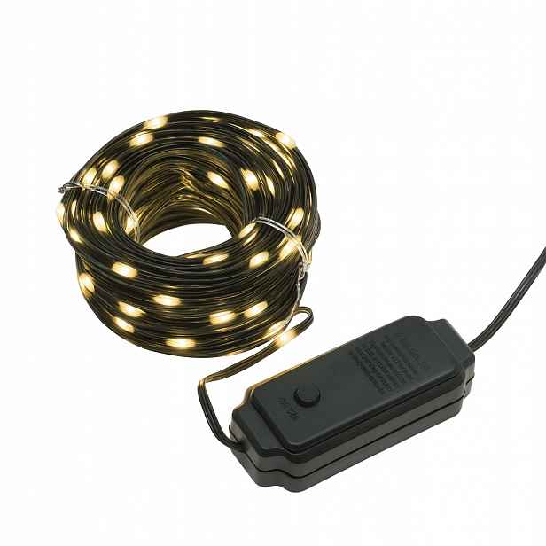 Vánoční Osvětlení Na Stromeček 200 Led Bílé Teplé 20 Metrů Velká Dioda Ozdoba