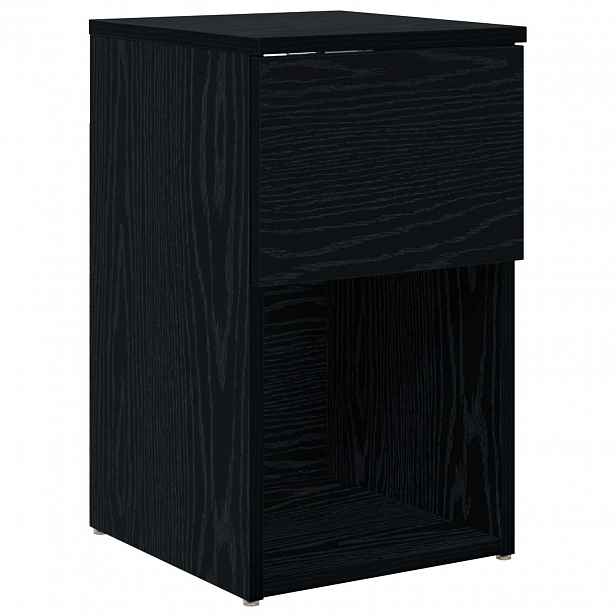 vidaXL Zásuvka pod postel Černý dub 29 x 31,5 x 49 cm Kompozitní dřevo