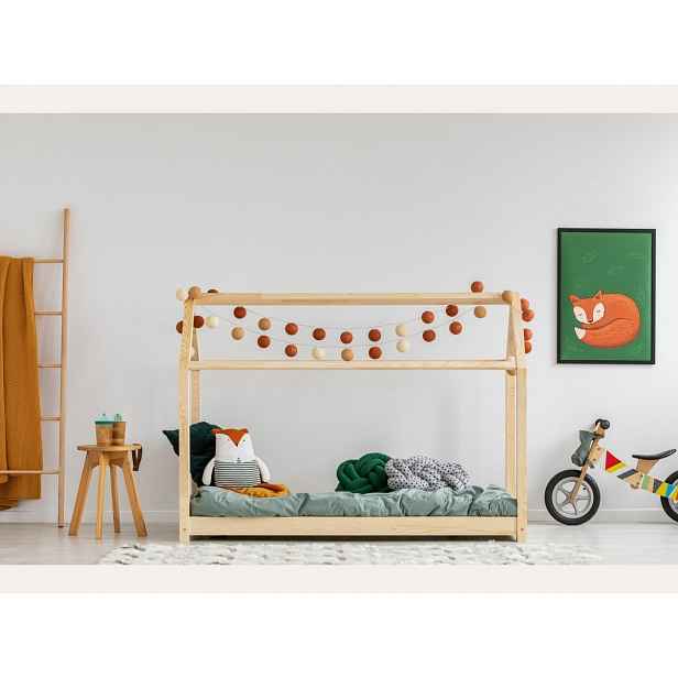 Akce postel domeček + ZDARMA rošt rozměr lůžka: 80 x 160 cm