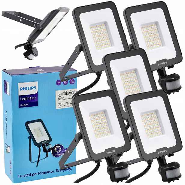 Philips Halogen Led se snímačem pohybu a soumraku 30W Cct detektor IP65 x5