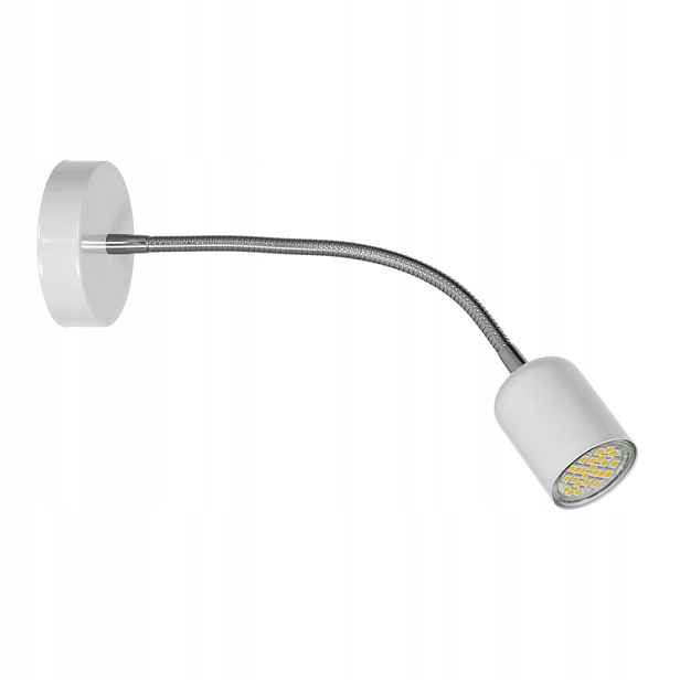 Nástěnné svítidlo Milagro Maxi White 1x40W, bílá/chrom, GU10, IP20