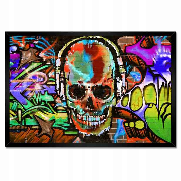 Plakáty v rámu 60x40 Graffiti Pouliční umění