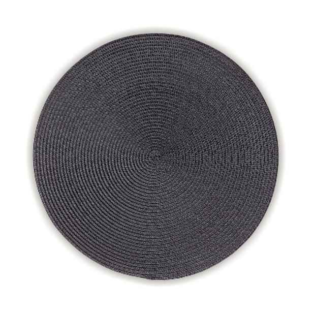 KELA Prostírání KIMYA PP-plastik šedá H 0,2cm / Ř 38cm KL-12337