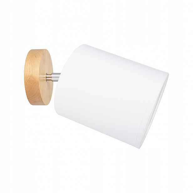 Led Nástěnná Lampa Bříza Abazur E27 Nastavitelná