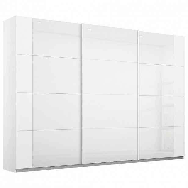 Rauch Möbel SKŘÍŇ S POSUVNÝMI DVEŘMI, bílá, vysoce lesklá bílá, 271/210/62 cm
