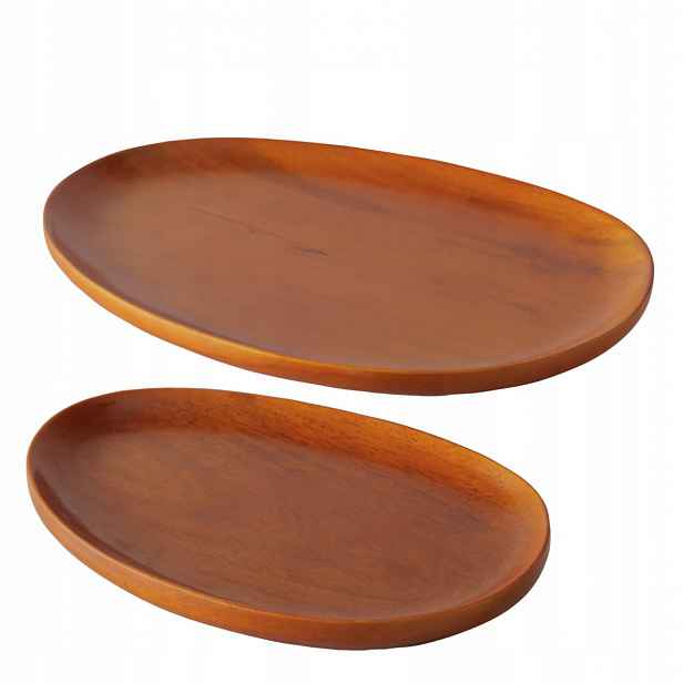 Sada dřevěných táců Torin, 20-29 cm
