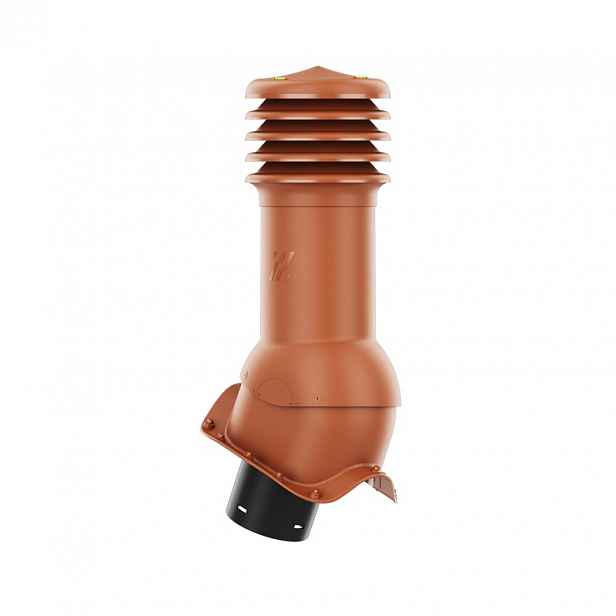 Větrací komín HiVent pro vlnitou desku, profil O, 150 mm, cihlový