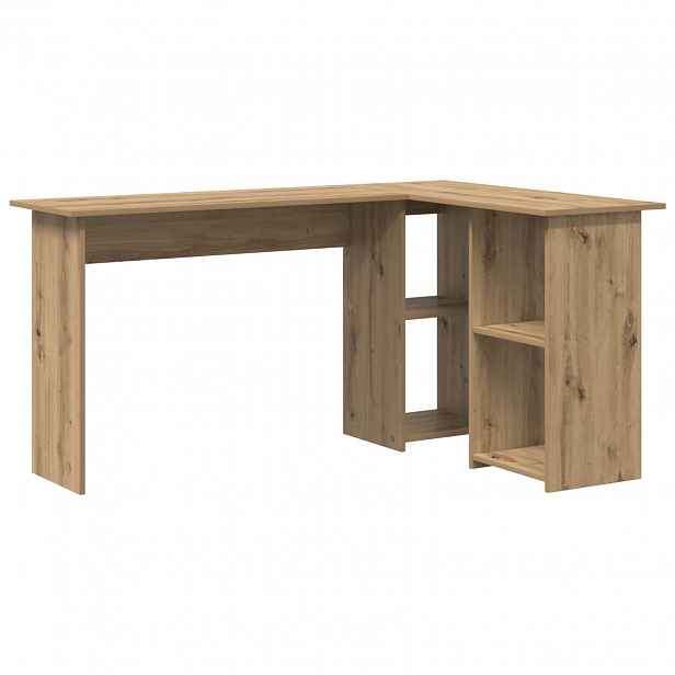 vidaXL Stůl Artisanový dub 142 x 102 x 73 cm Kompozitní dřevo