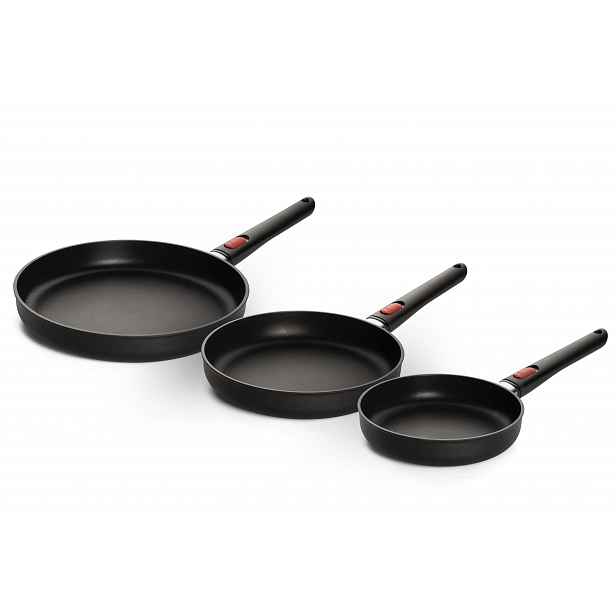 Woll Sada 3 nepřilnavých pánví Eco Lite s odnímatelnou rukojetí, 20 + 24 + 28 cm NB-ELI-SET-0001