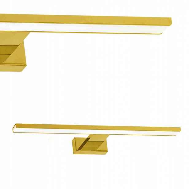 Zlatá galerijní nástěnná lampa Pinto 12W Led 50 cm do obývacího pokoje ML8238 Milagro