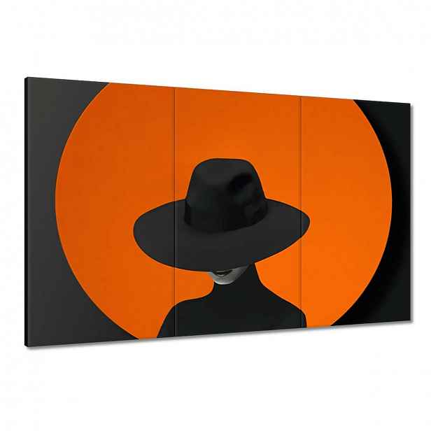 Obrazy 120x80 Elegance v klobouku