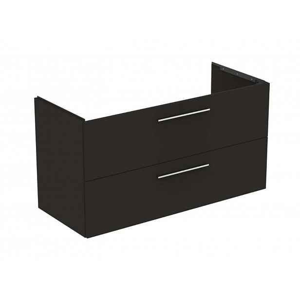 Ideal Standard i.Life B - Umyvadlová skříňka, 120x63x51 cm, 2 zásuvky, levá, matná uhlově šedá T5586NV