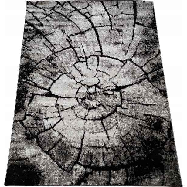 Koberec šedý kmen stromu, kvalita 133x190
