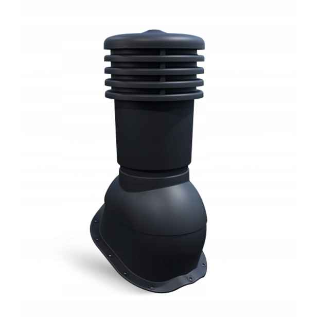 Větrací komín pro plechovou střešní krytinu ⌀150 mm Ventos X F22 Antracit