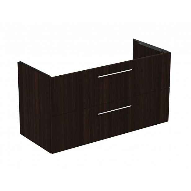 Ideal Standard i.Life B - Umyvadlová skříňka, 120x63x51 cm, 2 zásuvky, levá, kávový dub T5586NW