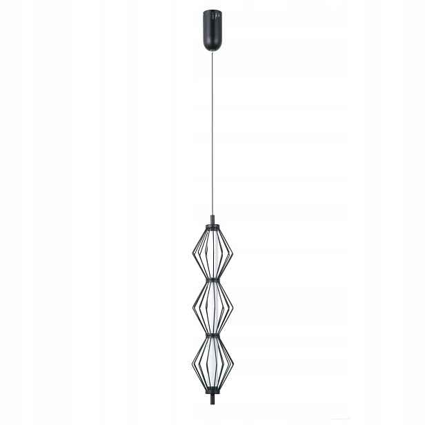 Sevil PND-34403-3V-BK Stylová závěsná lampa