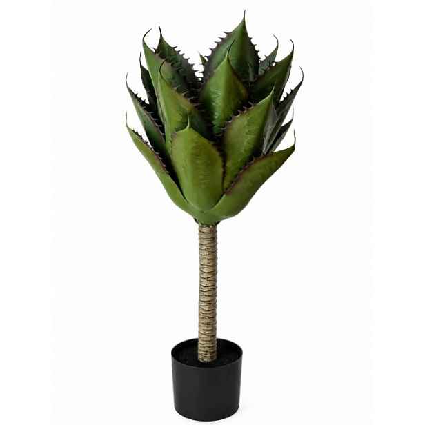 Umělá rostlina Agáve 90 cm pro dům, kancelář, galerii, recepci, restauraci