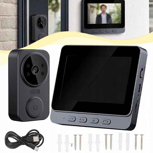 Videotelefon Připojený K Videotelefonu, Obousměrný Zvuk, Noční Vidění