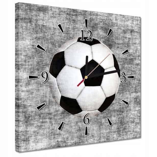 Hodiny 30x30 Fotbal