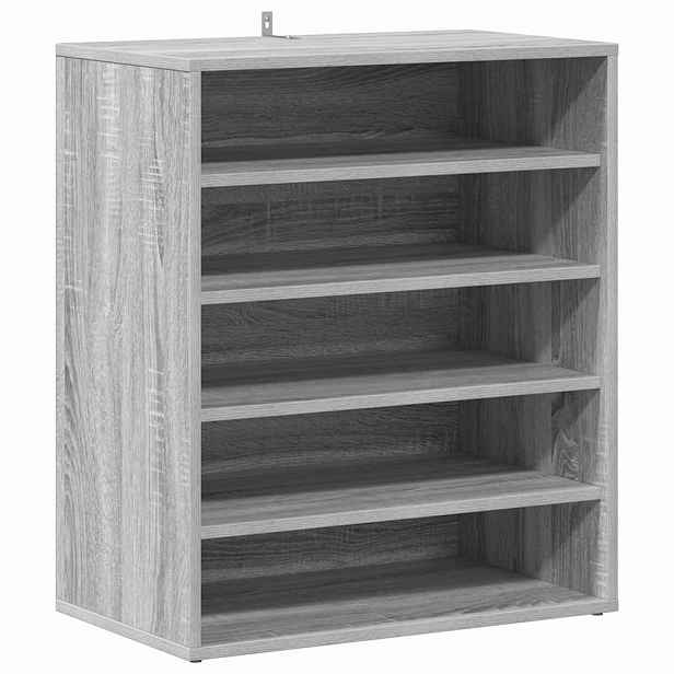 vidaXL Skříňky na boty 60 x 35 x 70 cm Šedý Sonoma 6 přihrádek na boty
