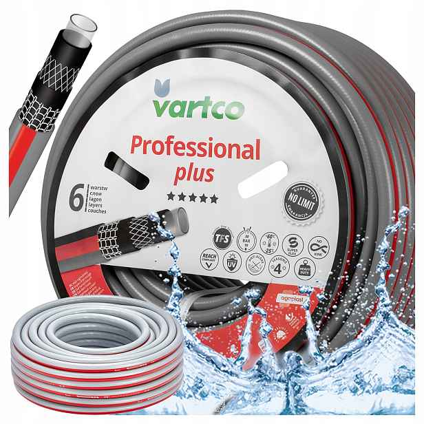Hadice Vartco Professional Plus 1/2" 30 m 30 bar Tfs 6 vrstev