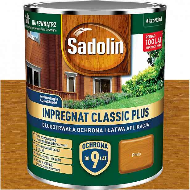 Barva Impregnát na dřevo Sadolin Classic Plus Pinia 4,5L